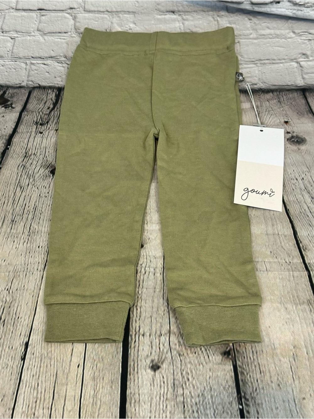 Goumi Green Baby Leggings
